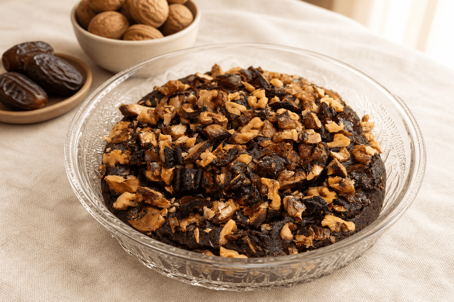 Dates & Walnut Cake